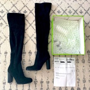 Sam Edelman Vena Over the Knee Suede Boots, size 8